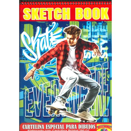 Sketch Book 16hjs - Hombre - Nuevo Mundo