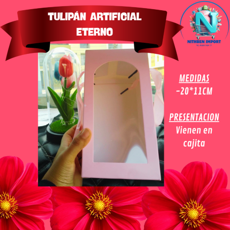 TULIPANES ARTIFICIAL ETERNO ✨🌷(DOCENA)