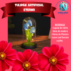 TULIPANES ARTIFICIAL ETERNO ✨🌷(DOCENA)