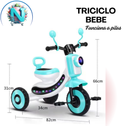 TRICICLO BEBE - PILAS