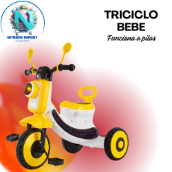 TRICICLO BEBE - PILAS