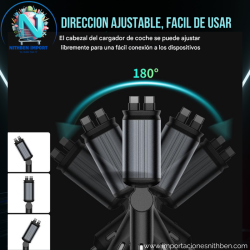 CARGADOR PARA AUTO CON PROYECTOR LED