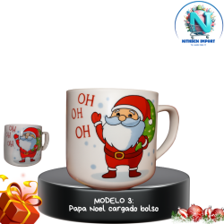 TAZAS NAVIDEÑAS LOSA 610ML 🍵