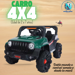 CARRO 4X4 A CONTROL REMOTO