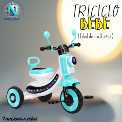 TRICICLO BEBE - PILAS