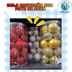 ESFERAS NAVIDEÑAS N08 (BOLA NAVIDEÑA)