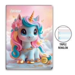 CUADERNO COLLEGE GOLD A-4 RAYADO/CUADR.