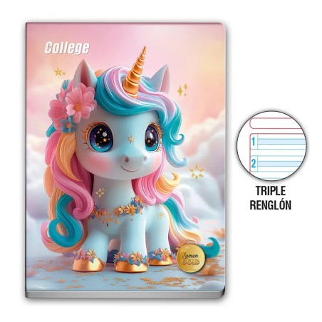 CUADERNO COLLEGE GOLD A-4 RAYADO/CUADR.