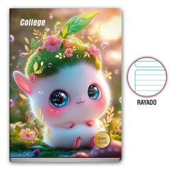 CUADERNO COLLEGE GOLD A-4 RAYADO/CUADR.