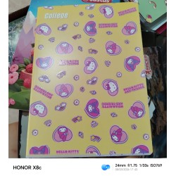 CUADERNO COLLEGE HELLO KITTY/KUROMI