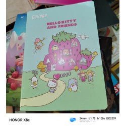 CUADERNO COLLEGE HELLO KITTY/KUROMI