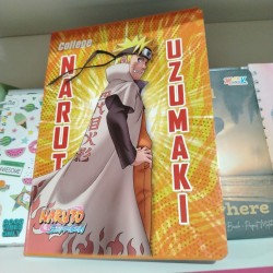 CUADERNO COLLEGE NARUTO